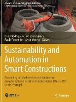 Book Cover for Sustainability and Automation in Smart Constructions by Hugo Rodrigues