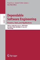 Book Cover for Dependable Software Engineering. Theories, Tools, and Applications by Nan Guan