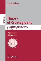 Book Cover for Theory of Cryptography by Dennis Hofheinz