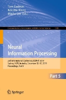 Book Cover for Neural Information Processing by Tom Gedeon