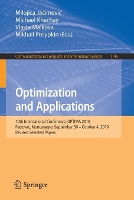 Book Cover for Optimization and Applications by Milojica Ja?imovi?