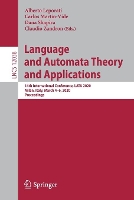 Book Cover for Language and Automata Theory and Applications by Alberto Leporati
