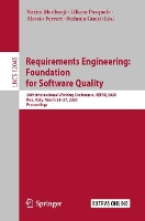 Book Cover for Requirements Engineering: Foundation for Software Quality by Nazim Madhavji