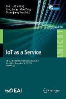 Book Cover for IoT as a Service by Bo Li