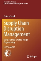 Book Cover for Supply Chain Disruption Management by Tadeusz Sawik