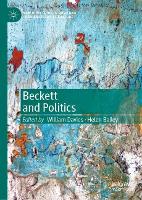 Book Cover for Beckett and Politics by William Davies