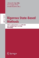 Book Cover for Rigorous State-Based Methods by Alexander Raschke