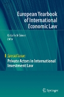 Book Cover for Private Actors in International Investment Law by Katia Fach Gómez