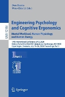 Book Cover for Engineering Psychology and Cognitive Ergonomics. Mental Workload, Human Physiology, and Human Energy 17th International Conference, EPCE 2020, Held as Part of the 22nd HCI International Conference, HC by Don Harris