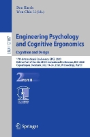 Book Cover for Engineering Psychology and Cognitive Ergonomics. Cognition and Design 17th International Conference, EPCE 2020, Held as Part of the 22nd HCI International Conference, HCII 2020, Copenhagen, Denmark, J by Don Harris