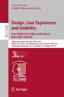 Book Cover for Design, User Experience, and Usability. Case Studies in Public and Personal Interactive Systems 9th International Conference, DUXU 2020, Held as Part of the 22nd HCI International Conference, HCII 202 by Aaron Marcus