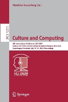 Book Cover for Culture and Computing by Matthias Rauterberg