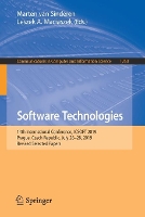 Book Cover for Software Technologies by Marten van Sinderen