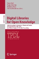 Book Cover for Digital Libraries for Open Knowledge by Mark Hall