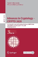 Book Cover for Advances in Cryptology – CRYPTO 2020 by Daniele Micciancio