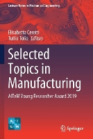 Book Cover for Selected Topics in Manufacturing by Elisabetta Ceretti