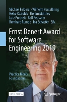 Book Cover for Ernst Denert Award for Software Engineering 2019 by Michael Felderer