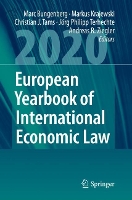 Book Cover for European Yearbook of International Economic Law 2020 by Marc Bungenberg