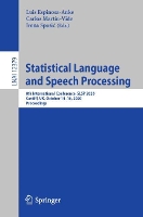 Book Cover for Statistical Language and Speech Processing by Luis Espinosa-Anke