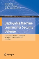 Book Cover for Deployable Machine Learning for Security Defense by Gang Wang