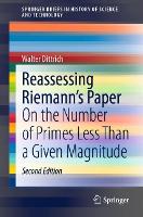 Book Cover for Reassessing Riemann's Paper by Walter Dittrich