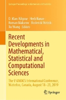 Book Cover for Recent Developments in Mathematical, Statistical and Computational Sciences by D. Marc Kilgour