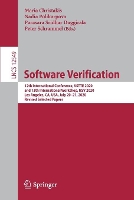 Book Cover for Software Verification by Maria Christakis