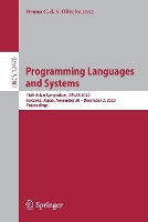 Book Cover for Programming Languages and Systems by Bruno C. d. S. Oliveira