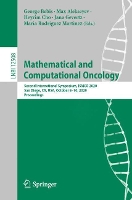 Book Cover for Mathematical and Computational Oncology by George Bebis