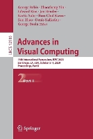 Book Cover for Advances in Visual Computing by George Bebis