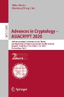 Book Cover for Advances in Cryptology – ASIACRYPT 2020 26th International Conference on the Theory and Application of Cryptology and Information Security, Daejeon, South Korea, December 7–11, 2020, Proceedings, Part by Shiho Moriai