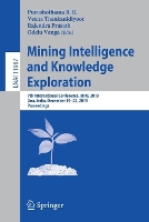 Book Cover for Mining Intelligence and Knowledge Exploration by Purushothama B. R.