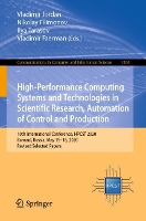 Book Cover for High-Performance Computing Systems and Technologies in Scientific Research, Automation of Control and Production 10th International Conference, HPCST 2020, Barnaul, Russia, May 15–16, 2020, Revised Se by Vladimir Jordan