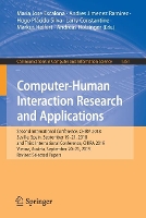 Book Cover for Computer-Human Interaction Research and Applications Second International Conference, CHIRA 2018, Seville, Spain, September 19-21, 2018 and Third International Conference, CHIRA 2019, Vienna, Austria, by Maria Jose Escalona