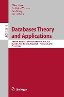Book Cover for Databases Theory and Applications by Miao Qiao