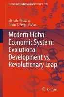 Book Cover for Modern Global Economic System: Evolutional Development vs. Revolutionary Leap by Elena G. Popkova