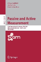 Book Cover for Passive and Active Measurement by Oliver Hohlfeld