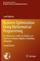 Book Cover for Business Optimization Using Mathematical Programming by Josef Kallrath