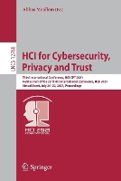 Book Cover for HCI for Cybersecurity, Privacy and Trust by Abbas Moallem