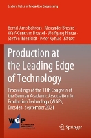 Book Cover for Production at the Leading Edge of Technology by BerndArno Behrens