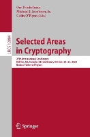 Book Cover for Selected Areas in Cryptography by Orr Dunkelman