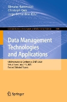 Book Cover for Data Management Technologies and Applications by Slimane Hammoudi