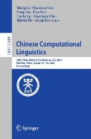 Book Cover for Chinese Computational Linguistics by Sheng Li