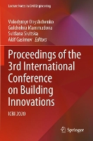 Book Cover for Proceedings of the 3rd International Conference on Building Innovations by Volodymyr Onyshchenko