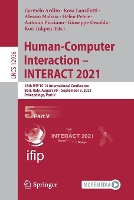 Book Cover for Human-Computer Interaction – INTERACT 2021 by Carmelo Ardito