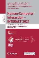 Book Cover for Human-Computer Interaction – INTERACT 2021 by Carmelo Ardito