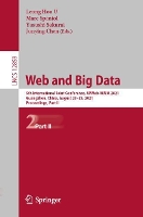 Book Cover for Web and Big Data by Leong Hou U