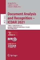 Book Cover for Document Analysis and Recognition – ICDAR 2021 by Josep Lladós