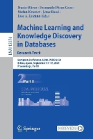 Book Cover for Machine Learning and Knowledge Discovery in Databases. Research Track by Nuria Oliver