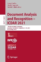 Book Cover for Document Analysis and Recognition – ICDAR 2021 by Josep Llados